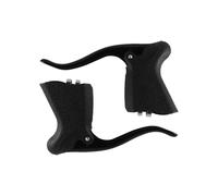 Laroal Leviers de Frein en Aluminium Noir, guidons de 22,2 à 23,8 mm, Design Ergonomique pour vélos de Route et de Cyclo-Cross