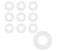 Laroal Lot de 10 Joints d'étanchéité pour Valve de Chasse d'eau de Toilettes en Caoutchouc de Silicone pour 816.418.00.1 Transparent