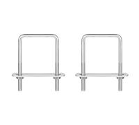 Laroal Lot de 2 boulons en U en Acier Inoxydable 304 pour remorque de Bateau - M6