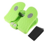 Laroal Mini Stepper à pédale, équipement de Fitness Portable sous Le Bureau, Outil d'entraînement Portable avec Tapis antidérapant Vert pour la Maison, la Salle de Sport, Les Voyages et Le Bureau