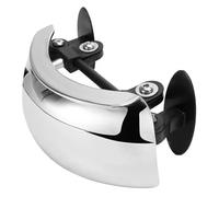 Laroal Rétroviseurs de Moto 180 degrés Grand Angle Vue complète sans Angle Mort rétroviseurs de recul pour Motos Dirt Bikes Cruisers Motos de Sport Motos de Rue Scooters électriques