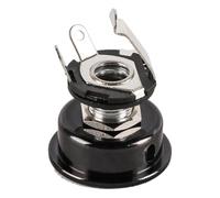 Laroal Support de Plaque de Prise de Guitare électrique Jack encastré Pièces de Guitare Plaque de Prise de Guitare Telecaster avec Prise de Sortie Pièces de Rechange idéales pour Guitares électriques