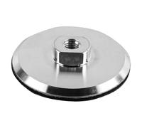 Laroal Tampon de Support en Aluminium de 4 Pouces, Tampon de Support à Crochet et Boucle, épaississement du Support pour meuleuse, Ponceuse, tampons de Polissage, Arbre en Pierre M14