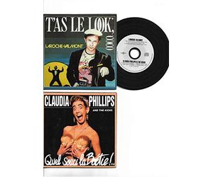 LAROCHE-VALMONT - Claudia PHILLIPS - T'as le look coco - Quel souci la boetie - REMIXES Special reissue 6-TRACK CARD SLEEVE CD single