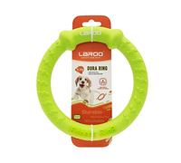 LaRoo Disque volant pour chien - Jouet flottant - Pour entraînement interactif - Durable - Doux - Pour chiens de grande et petite taille - Vert - 17,8 cm