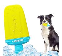 LaRoo Jouets rafraîchissants pour chiens avec eau gelée, prévention des coups de chaleur, Ice Pop Jaune
