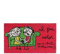 laroom 13702 - Paillasson al Fin Solos, Couleur Rouge