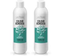 LaRosa Dissolvant SANS ACÉTONE 1000 ml au COMPLEXE DE VITAMINES idéal pour enlever le vernis à ongles traditionnel des ongles naturels, en gel et en acrylique (Lot de 2)