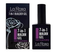 LaRosa GEL ONGLE UV Construction 7 en 1 en Flacon BUILDER GEL Fortifiant 15ml - PRUNE PROFOND