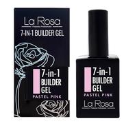 LaRosa GEL ONGLE UV Construction 7 en 1 en Flacon BUILDER GEL Fortifiant 15ml - ROSE PASTEL