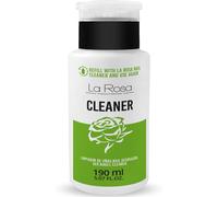 Larosa Nail Cleaner Ongles Degraissant 190 Ml Le Distributeur Avec Pompe Pour Essuyer La Base De Vernis Gel Pour Manucure Uv Led - Pour Désinfecter L`Ongle Et Éliminer Les Couches Collantes, Clenaser