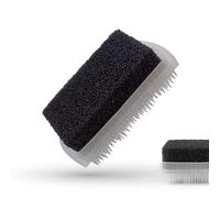 LaRosa PUMICE SPA Brosse 2-en-1 pour le soin des pieds - Transparent avec Pierre Ponce Noire