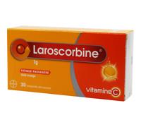 Laroscorbine 1g Acide Ascorbique 30 Comprimés Effervescents