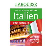 Collectif – Larousse Micro Italien – Dictionnaire Français‑Italien / Italien‑Français – Broché