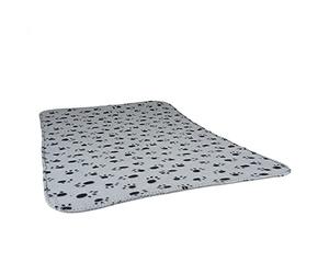 Laroy Duvo Fleece deken - Pootjes Grijs