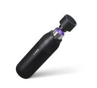 LARQ Bottle PureVis 740ml - Bouteille d’eau auto-nettoyante et isotherme en acier inoxydable avec purificateur UV et design primé | Réutilisable et pratique pour les voyages, Obsidian Black