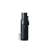 LARQ Bouteille Filtered - Bouteille d'eau isotherme en acier inoxydable sans BPA avec technologie Nano Zero et filtres longue durée, 740ml, Obsidian Black