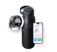 LARQ Bouteille PureVis 2 680ml - Bouteille d’eau auto-nettoyante avec purificateur UV, acier inoxydable isolé, application de suivi, réutilisable, Garantie 2 an, Obsidian Black
