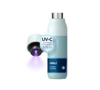 LARQ Bouteille PureVis 740ml - Bouteille d’eau auto-nettoyante et isotherme en acier inoxydable avec purificateur UV et design primé | Réutilisable et pratique pour les voyages, Seaside Mint