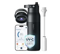 LARQ PureVis 2 1 Litre - Gourde Auto-Nettoyante et Filtrante UV - Suivi d'Hydratation via App - Acier Inoxydable Isolé - Garantie 2 Ans