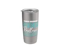 L'arrangement floral apaise mon esprit agité Gobelet isotherme en acier inoxydable double paroi