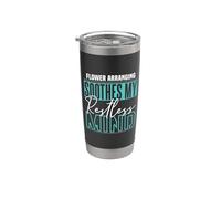 L'arrangement floral apaise mon esprit agité Gobelet isotherme en acier inoxydable double paroi