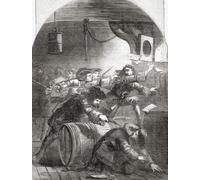 L'arrestation des Jacobites pendant le soulèvement de 1689. De Cassell Illustrated History of England publié vers 1890. Poster imprimé par Ken Welsh (33 x 43 cm)