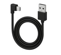 LARRITS Câble USB C ultra fin de 3 m, câble d'alimentation et de données USB A vers C coudé à 90 °, câble de charge de type C pour caméra embarquée, caméra miroir, caméra de recul, enregistreur de