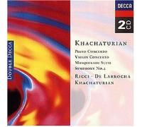 LARROCHA/RICCI/GEORGIADIS/+ - KONZERTE/SINFONIE 2/MASQUERADE SUITE 2 CD NEUF