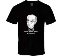 Larry David Pretty Good Funny TV Icon for Fans Only T Shirt Black L