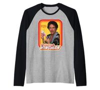 Larry The Original Wingman Retro Three's Company Funny 80's Manche Raglan
