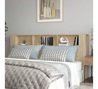 Larryhot Armoire de tête de lit Chêne sonoma 220x18,5x104,5 cm, solide et durable, style décoratif, facile à assembler Cette armoire de tête de lit est destinée à être un complément parfait à votre ch
