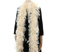 Larryhot Champagne Boa Plumes de pour Fête 60g - 1,8m Feather Boa
