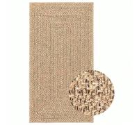 Larryhot Tapis ZIZUR 80x150 cm aspect de jute intérieur et extérieur,choix idéal pour la décoration de la maison Vous n'aurez plus à vous soucier de la saleté et de la poussière grâce à ce tapis, qui