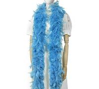 Larryhot Turquoise Boa Plumes de pour Fête 60g - 1,8m Feather Boa