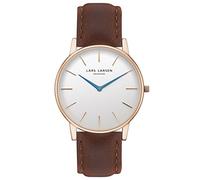 Lars Larsen Hommes Analogique Quartz Montre avec Bracelet en Cuir 147RWBL