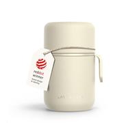LARS NYSØM Boîte Alimentaire Isotherme en Inox - Récipient Hermétique pour Repas Chauds ou Froids, Thermos à Large Ouverture pour Soupe, Bureau & Voyage (Almond Beige, 500ml)