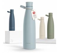 LARS NYSØM Gourde INOX 1000ml | 1L Bouteille d’eau isolée | Gourde étanche pour Le Sport, la Bicyclette