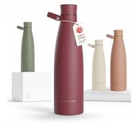 LARS NYSØM Gourde INOX 1000ml | 1L Bouteille d’eau isolée | Gourde étanche pour Le Sport, la Bicyclette
