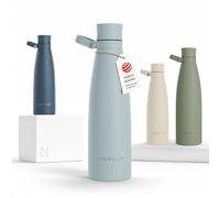 LARS NYSØM Gourde INOX 750ml | 0.75L Bouteille d’eau isolée | Gourde étanche pour Le Sport, la Bicyclette