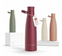 LARS NYSØM Gourde INOX 750ml | 0.75L Bouteille d’eau isolée | Gourde étanche pour Le Sport, la Bicyclette