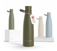 LARS NYSØM Gourde INOX 750ml | 0.75L Bouteille d’eau isolée | Gourde étanche pour Le Sport, la Bicyclette