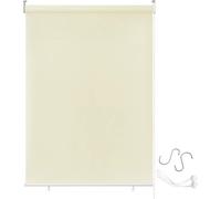 LARS360 180X240cm balcon brise-vue store pare-soleil vertical imperméable pare-vent vertical voile d'ombrage pour balcon terrasse,Beige