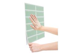 LARS360 1m² 10 pièces 3D stickers pour carrelage, DIY stickers pour carrelage mural Feuilles décoratives autocollantes, carreaux adhésifs pour cuisine et salle de bain, design de carrelage-A