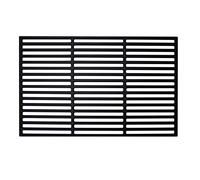 LARS360 Grille rectangulaire en fonte pour barbecue à gaz et charbon de bois, massif et émaillé, tailles (42 x 28 cm)