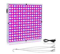 LARS360 Lampe LED 45 W pour plantes - Avec 225 LED rouges et bleues - Lampe de croissance pour serre et plantes d'intérieur - Avec câble de 1,5 m (45 W - Lampe LED pour plantes)