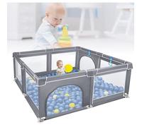 LARS360 Parc pour bébé - 180 x 150 cm - Centre d'activités - Avec base antidérapante - Pour enfants