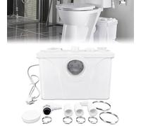 LARS360 Pompe à matières fécales 700 W Pompe domestique Pompe de relevage de matières fécales 180 l/min Pompe à matières fécales avec clapet anti-retour intégré Pompe domestique pour lavabo Convient