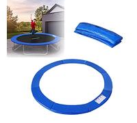 LARS360 Tapis de sécurité en PVC PE pour trampoline de Ø 244 cm Ø 305 cm Ø 366 cm, résistant aux UV, indéchirable (bleu, pour Ø 305 cm)