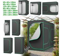 LARS360 Tente de culture pour jardin intérieur - Tente de culture compacte pour la culture à domicile, la culture de tomates et la culture d'herbes aromatiques à la maison - 120 x 60 x 150 cm
